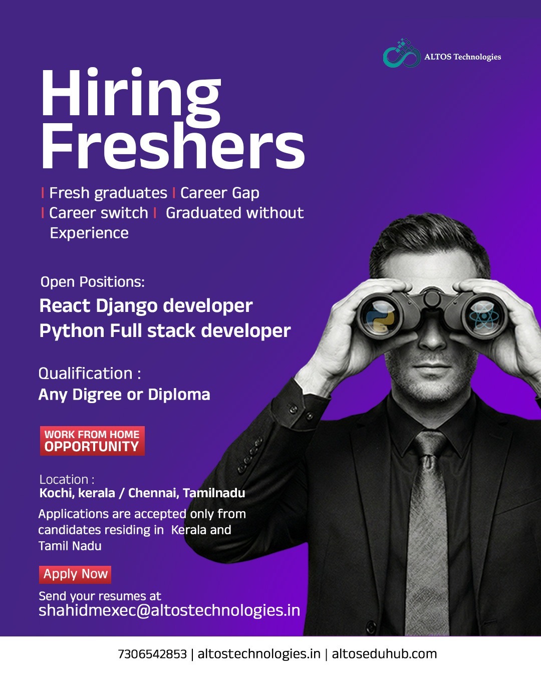 fresher hiring